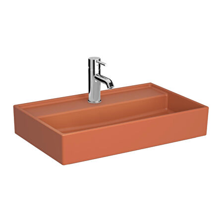 VitrA ArchiPlan 7401B077-0041 Dar Lavabo, Mat Terra Rosa